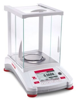 Ohaus&#174; Adventurer&#174; Analytical Balance Model AX224M, weighing capacity 220&#160;g, resolution: 0.1&#160;mg, AC/DC input 210 - 2310 V, universal plug set (UK/EU Plugset)