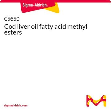 Cod liver oil fatty acid methyl esters