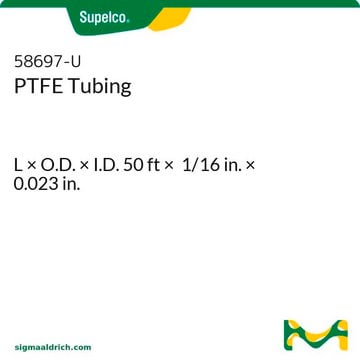 PTFE Tubing L × O.D. × I.D. 50&#160;ft × 1/16&#160;in. × 0.023&#160;in.