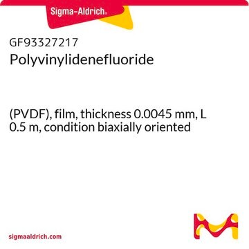 Polyvinylidenefluoride (PVDF), film, thickness 0.0045&#160;mm, L 0.5&#160;m, condition biaxially oriented