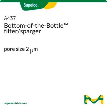 Bottom-of-the-Bottle&#8482; filter/sparger pore size 2&#160;&#956;m