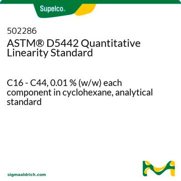 ASTM&#174; D5442 Quantitative Linearity Standard C16 - C44, 0.01&#160;% (w/w) each component in cyclohexane, analytical standard