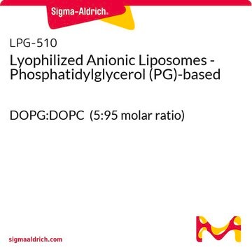 Lyophilized Anionic Liposomes - Phosphatidylglycerol (PG)-based DOPG:DOPC (5:95 molar ratio)