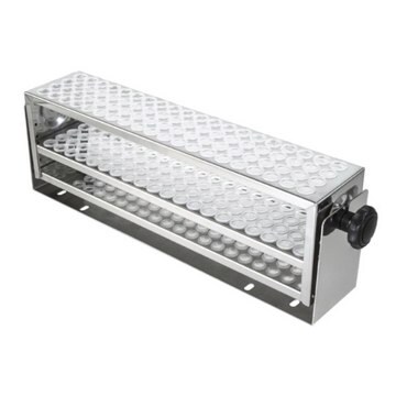 Test Tube Rack, for Eppendorf&#174; New Brunswick&#8482; Innova&#174; and Eppendorf&#174; Excella&#174; Shakers size large, holds 42 tubes