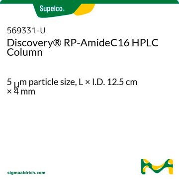 Discovery&#174; RP-AmideC16 HPLC Column 5&#160;&#956;m particle size, L × I.D. 12.5&#160;cm × 4&#160;mm