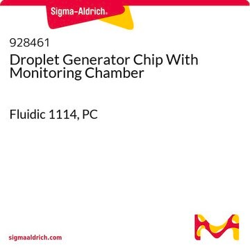 Droplet Generator Chip With Monitoring Chamber Fluidic 1114, PC