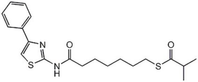 HDAC Inhibitor XXII, NCH51 The HDAC Inhibitor XXII, NCH51, also referenced under CAS 848354-66-5, controls the biological activity of HDAC. This small molecule/inhibitor is primarily used for Cell Structure applications.