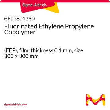 Fluorinated Ethylene Propylene Copolymer (FEP), film, thickness 0.1&#160;mm, size 300 × 300&#160;mm