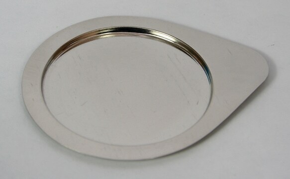 Platinum evaporating dish lid Fits 30 mL dish