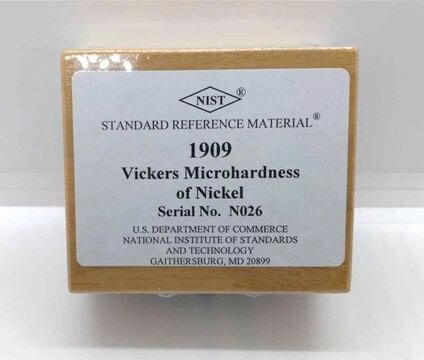 Vickers microhardness of nickel