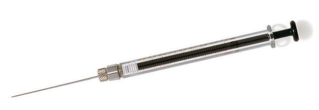 Hamilton&#174; valve flushing syringe 1001, volume 1&#160;mL, blunt tip stainless steel needle (point style 3), for Rheodyne, SSI, &amp; VISF-2