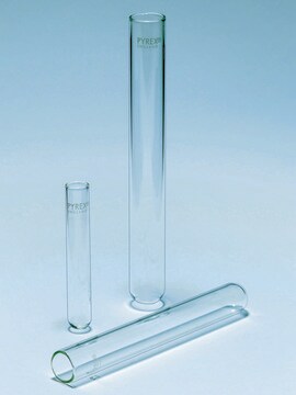 Pyrex&#174; Test tubes, without rim, medium wall 66&#160;mL