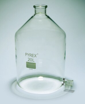 Pyrex&#174; Aspirator bottles with ground glass side socket 20000&#160;mL