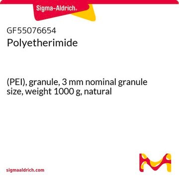 Polyetherimide (PEI), granule, 3&#160;mm nominal granule size, weight 1000&#160;g, natural