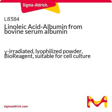 Linoleic Acid-Albumin from bovine serum albumin &#947;-irradiated, lyophilized powder, BioReagent, suitable for cell culture