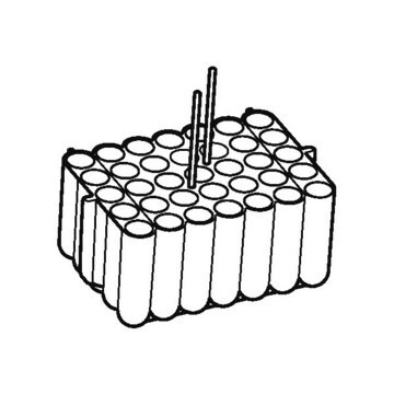 Adapter for Eppendorf&#174; S-4x1000 Rotor capacity, 35 x 2.6 - 8 mL conical tubes, for use with medium-capacity buckets, pack of 2