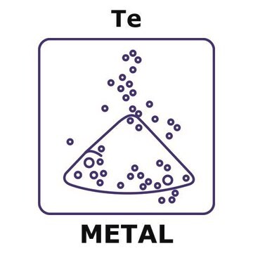 Tellurium powder, 75 max. part. size (micron), weight 200&#160;g, purity 99.5%