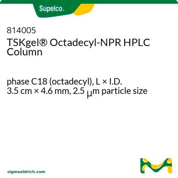 TSKgel&#174; Octadecyl-NPR HPLC Column phase C18 (octadecyl), L × I.D. 3.5&#160;cm × 4.6&#160;mm, 2.5&#160;&#956;m particle size