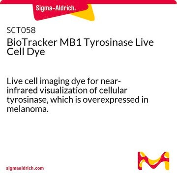 BioTracker MB1 Tyrosinase Live Cell Dye Live cell imaging dye for near-infrared visualization of cellular tyrosinase, which is overexpressed in melanoma.