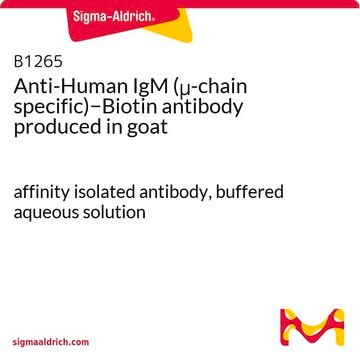 Anti-Human IgM (&#956;-chain specific)&#8722;Biotin antibody produced in goat affinity isolated antibody, buffered aqueous solution