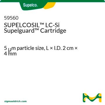 SUPELCOSIL&#8482; LC-Si Supelguard Cartridge 5&#160;&#956;m particle size, L × I.D. 2&#160;cm × 4&#160;mm