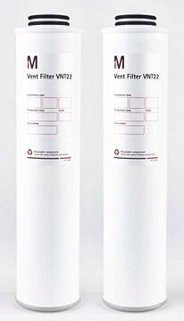 Vent Filter pore size 0.22&#160;&#956;m, carbon, and soda lime, Advanced protection against airborne contaminants for storage tanks