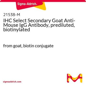 IHC Select Secondary Goat Anti-Mouse IgG Antibody, prediluted, biotinylated from goat, biotin conjugate