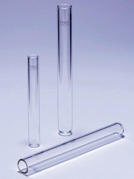 Pyrex&#174; Test tubes, without rim, heavy wall 45&#160;mL