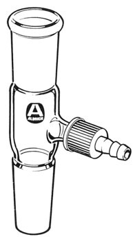 Aldrich&#174; gas-inlet adapter with SafetyBarb&#174; hose connector Joints: ST/NS 14/20 (2)