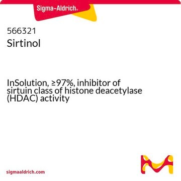 Sirtinol InSolution, &#8805;97%, inhibitor of sirtuin class of histone deacetylase (HDAC) activity