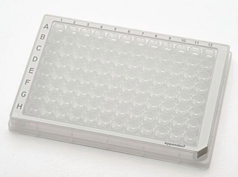 Eppendorf&#174; Microplate 96/V-PP, 96 wells white polypropylene, conical bottom clear wells, PCR clean, pkg of 240&#160;ea