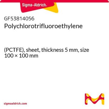 Polychlorotrifluoroethylene (PCTFE), sheet, thickness 5&#160;mm, size 100 × 100&#160;mm