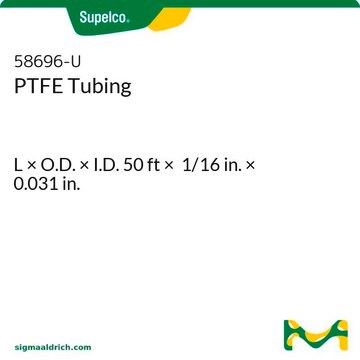 PTFE Tubing L × O.D. × I.D. 50&#160;ft × 1/16&#160;in. × 0.031&#160;in.