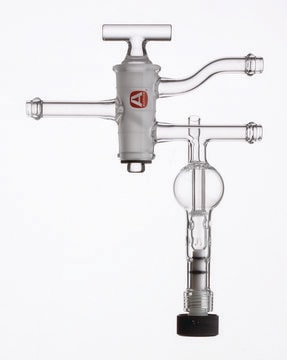 Aldrich&#174; Firestoneバルブ controls gas flow and pressure in reaction vessels