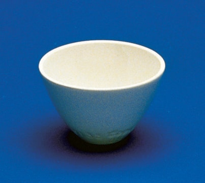 Coors&#8482; porcelain crucible Wide form, capacity 17&#160;mL