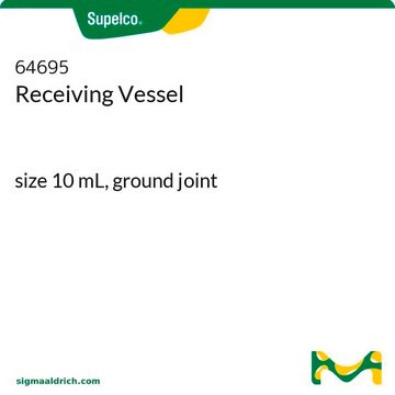 Receiving Vessel size 10&#160;mL, ground joint