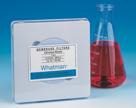 Whatman&#174; cellulose acetate membranes cellulose acetate circles (ST 68), 0.8 &#956;m, 47 mm 100/pk