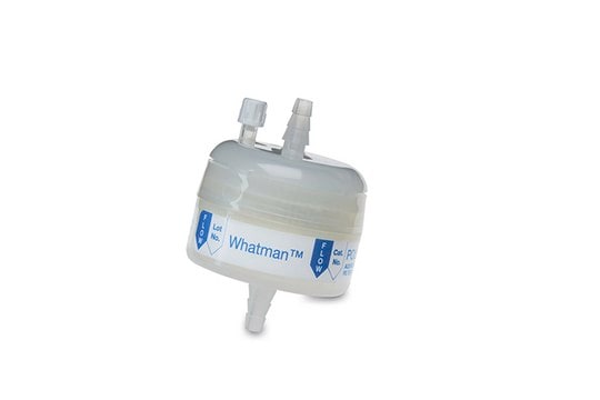 Whatman&#174; Polycap AS encapsulated filter for aqueous solutions Polycap AS 36, pore size 0.45&#160;&#956;m, stepped barb inlet, stepped barb outlet