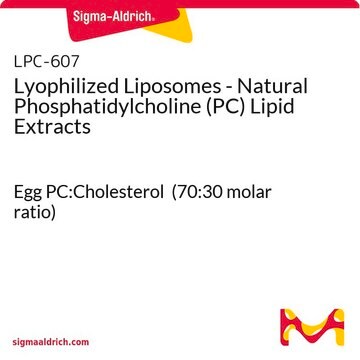 Lyophilized Liposomes - Natural Phosphatidylcholine (PC) Lipid Extracts Egg PC:Cholesterol (70:30 molar ratio)