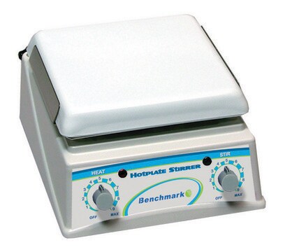 Benchmark Hotplate W × L 7.5&#160;in. × 7.5&#160;in., AC/DC input 230 V AC, UK plug