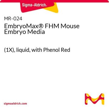 EmbryoMax&#174; FHM Mouse Embryo Media (1X), liquid, with Phenol Red