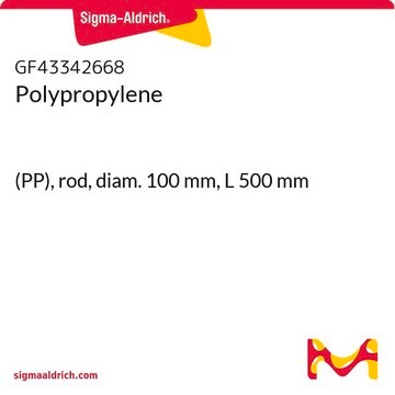 Polypropylene (PP), rod, diam. 100&#160;mm, L 500&#160;mm