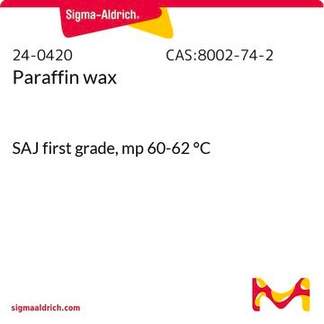 Paraffin wax SAJ first grade, mp 60-62&#160;°C