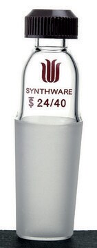 Synthware&#8482; inlet or thermometer adapter with compression cap joint: ST/NS 19/22, O.D. 5.0-7.5&#160;mm