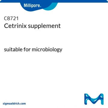 Cetrinix supplement suitable for microbiology