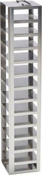 Eppendorf&#174; Chest Freezer Rack Holds 13 x 53&nbsp;mm/2&nbsp;in boxes, (13&nbsp;x&nbsp;1) configuration, stainless steel, side access