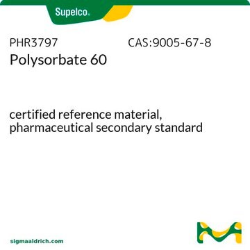 Polysorbate 60 certified reference material, pharmaceutical secondary standard