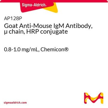 Goat Anti-Mouse IgM Antibody, &#181; chain, HRP conjugate 0.8-1.0&#160;mg/mL, Chemicon&#174;