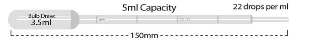 MTC&#8482; Bio Transfer Pipette size 5&#160;mL, large bulb, non-sterile, pack of 250&#160;ea (bulk bag)