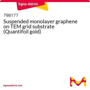 Suspended monolayer graphene on TEM grid substrate (Quantifoil gold)